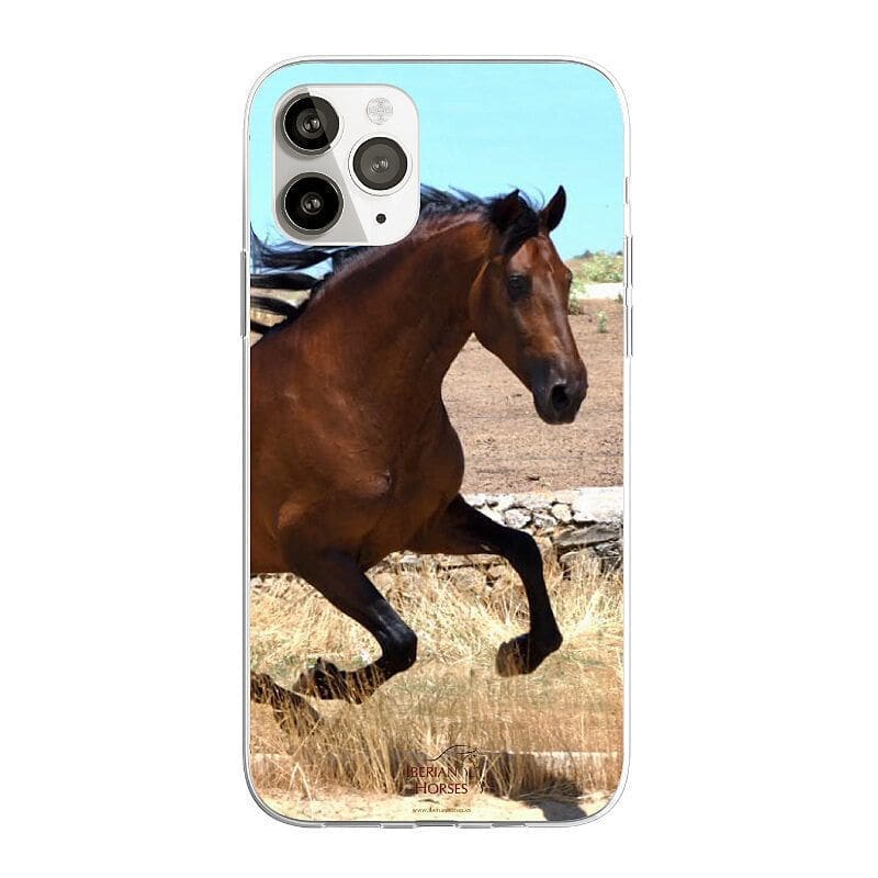 fundas de movil con caballo castaño PRE iberianhorseshop