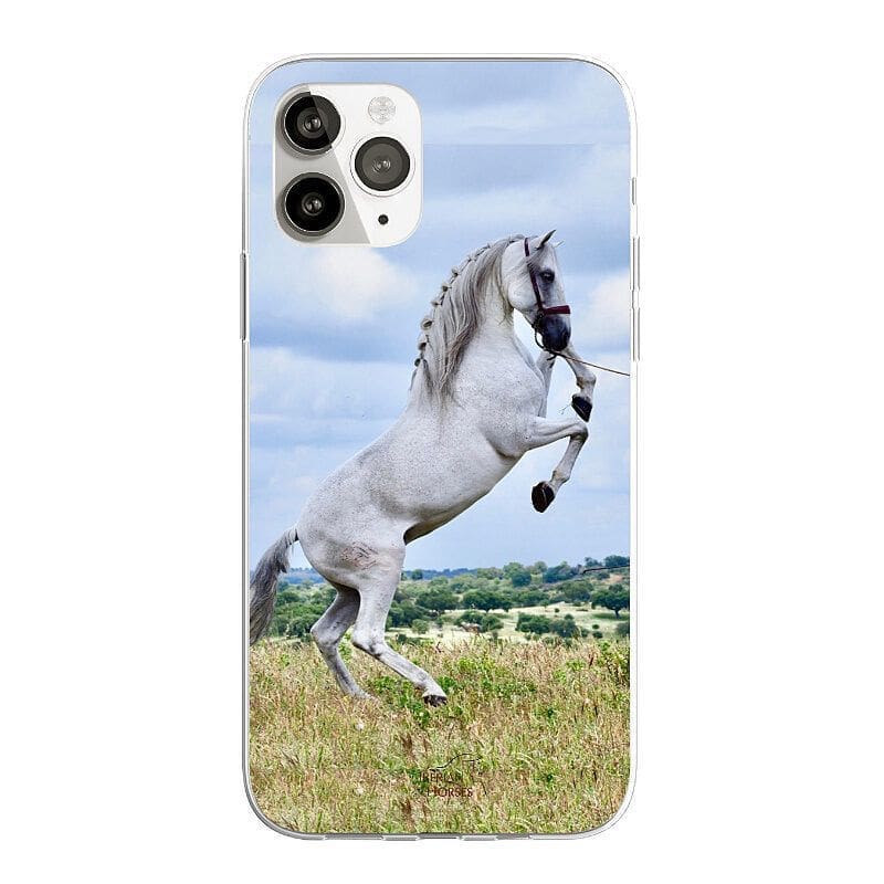 funda para tu movil con elevada de caballo tordo