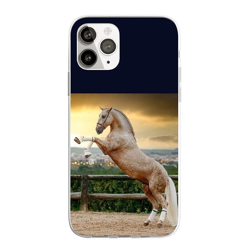 funda para tu movil con caballo palomino PRE iberianhorseshop