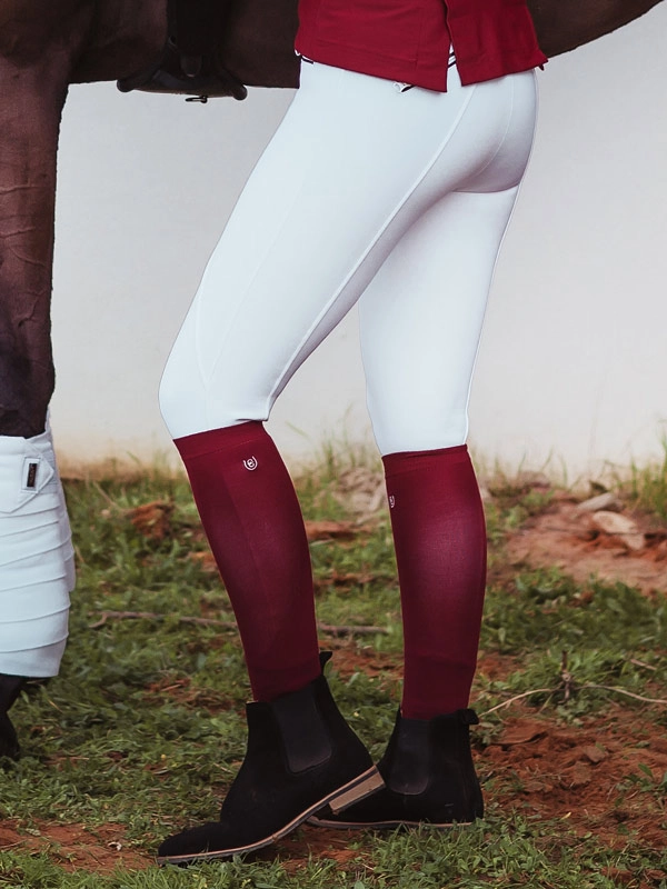 Riding Socks Bordeaux