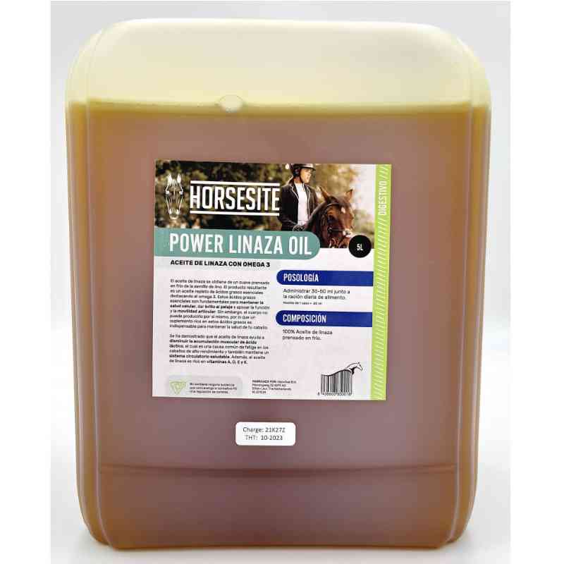 POWER LINAZA OIL. HORSESITE. IBERIANHORSESHOP