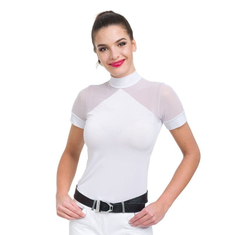 CAMISETA HIPICA DE CONCURSO MARIELLE MANGA CORTA CAVALLIERA