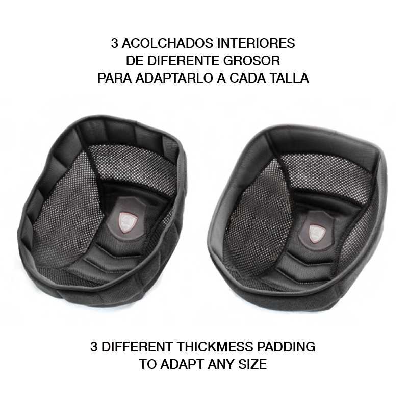 CASCO TATTINI CON PLACA BRILLANTE