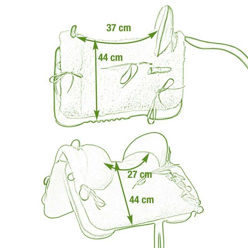 SILLA MARJOMAN VAQUERA DE FIBRA COMPLETA