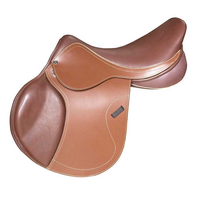 SILLA SALTO OMEGA CUERO DOBLE CON PUENTES INTERCAMBIABLES