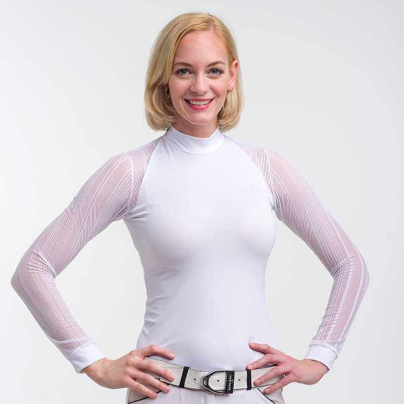 Camiseta hipica de concurso CONTESSA manga larga Cavalliera