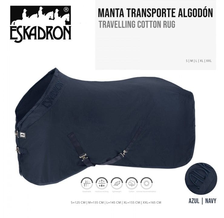 MANTA ESKADRON TRANSPORTE ALGODON 141800 230 380 AZUL