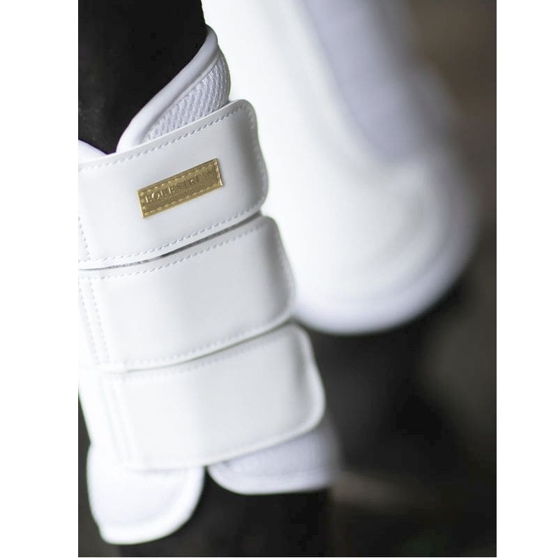 Classic Mesh Brushing Boots White Gold