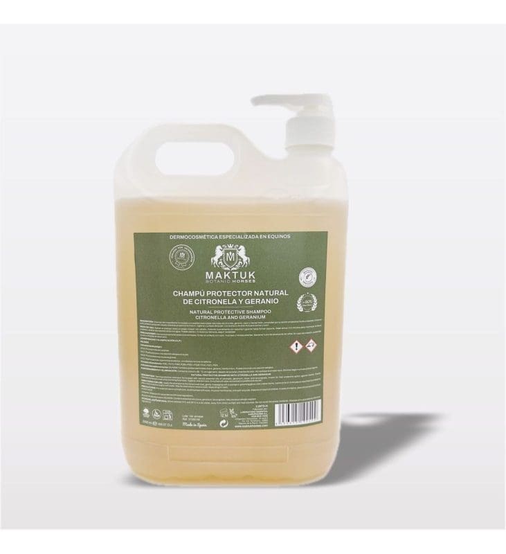 Champú Protector Natural De Citronela Y Geranio 5000 Ml